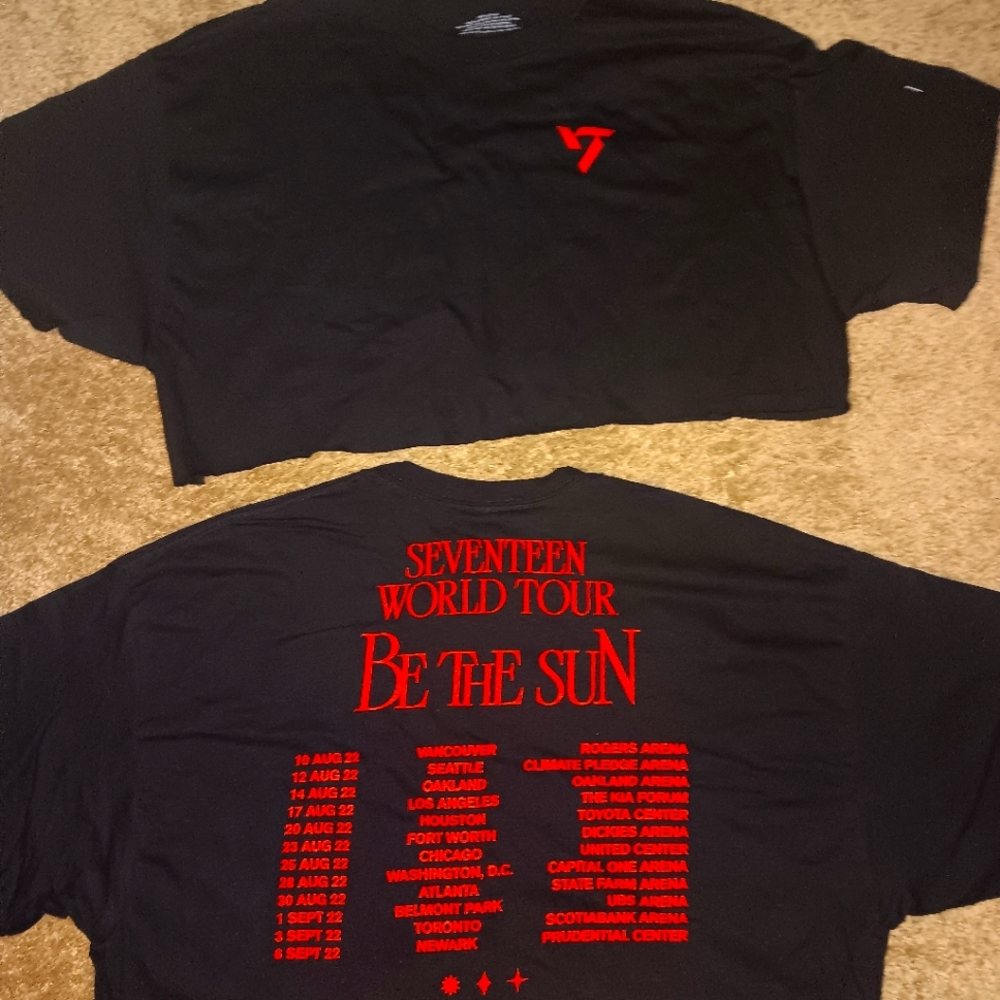 2-Seventeen "Be the sun" World Tour XL Tees[Band/Tour Tee